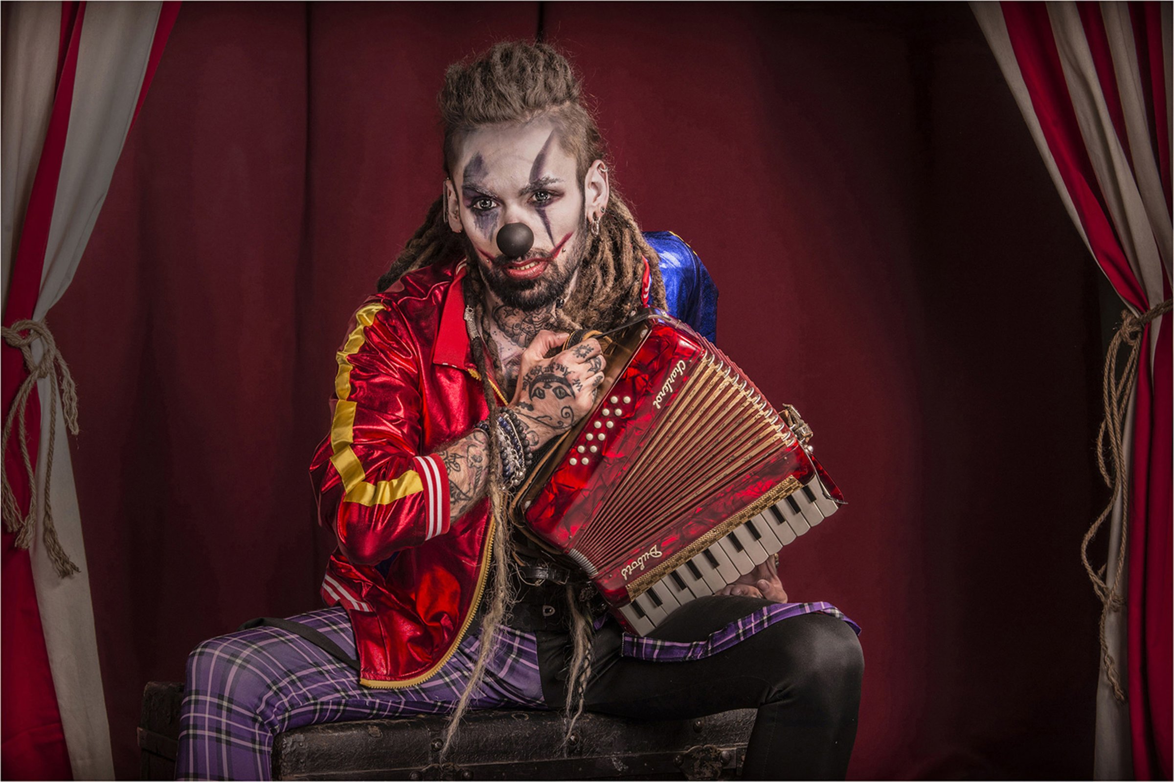 Le_clown à l' accordéon