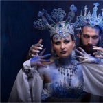 Le couple en bleu
