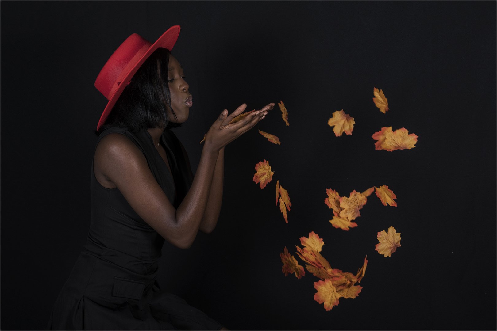 Diva aux feuilles d'automne